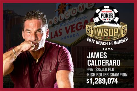 james calderon poker|James Calderaro Wins 2017 World Series of Poker .